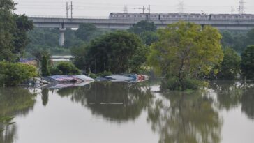 The water level of Yamuna River recorded at 208.17 meters at 6 pm