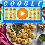 Google Doodle celebrates popular South Asian street food ‘pani puri’