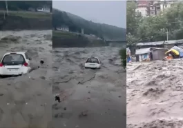 Himachal Rain: Beas In Spate Amid Flash Floods, Landslides. Movement Towards Atal Tunnel Stopped