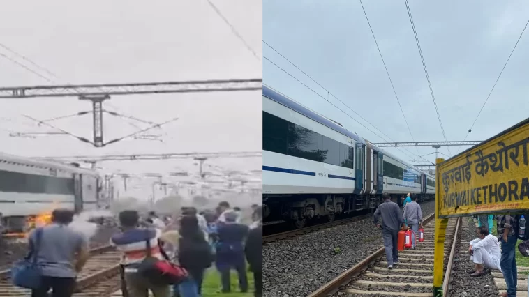 Fire in Bhopal-Delhi Vande Bharat Express coach in Madhya Pradesh, 22 passengers onboard