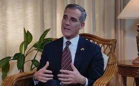 US ambassador to India Eric Garcetti speaks on Manipur violence