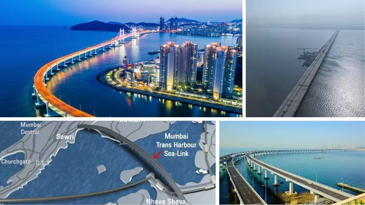 The Mumbai-Navi Mumbai Sea Bridge Project, India's Longest