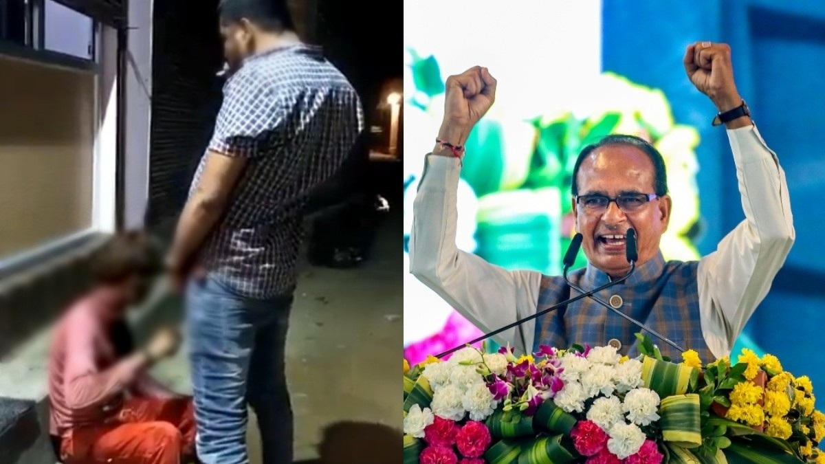 MP man urinates on tribal person in purported viral video; CM Shivraj orders action