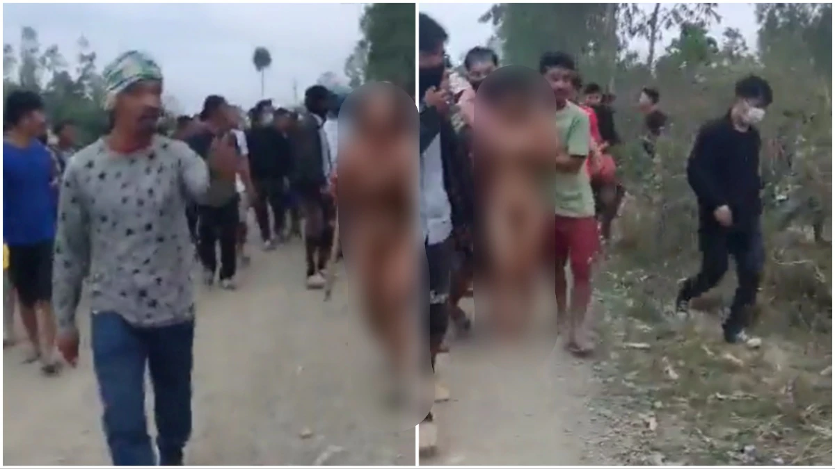 Manipur: Shocking Video Shows Two Kuki Women Paraded Naked