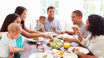Benefits of eating together with family