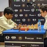 Chess World Cup 2023: Praggnanandhaa beats Fabiano Caruana in tiebreaks, faces Magnus Carlsen.