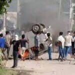 Communal violence during a yatra in Nuh; two deaths; internet outage.