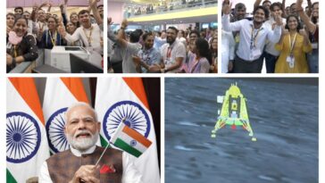 PM Chandrayaan-3 Modi to congratulate ISRO scientists in Bengaluru.