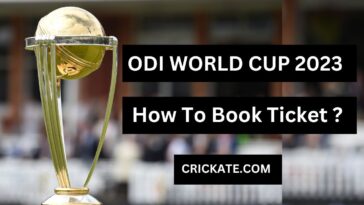ODI World Cup 2023 Ticket Booking