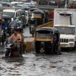 Heavy rain closes Andheri and Malad subways for traffic in Mumbai.