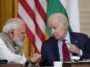 On Delhi visit, Joe Biden thanked PM Modi for G20 leadership.