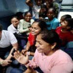 Rahul Gandhi boards Bilaspur-Raipur train, chats with passengers.