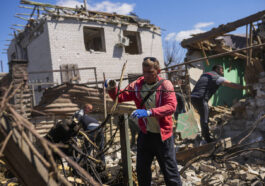 Russian bombs kill 2 and wound 3 in southern Ukraine.