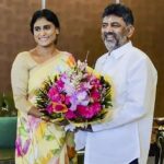 Sharmila visits Congress leaders in Delhi to discuss merger.