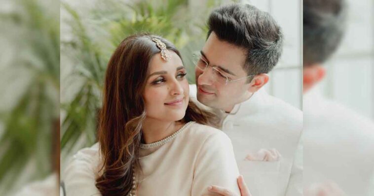 Parineeti Chopra and Raghav Chadha dance and bhangra at Sufi night.