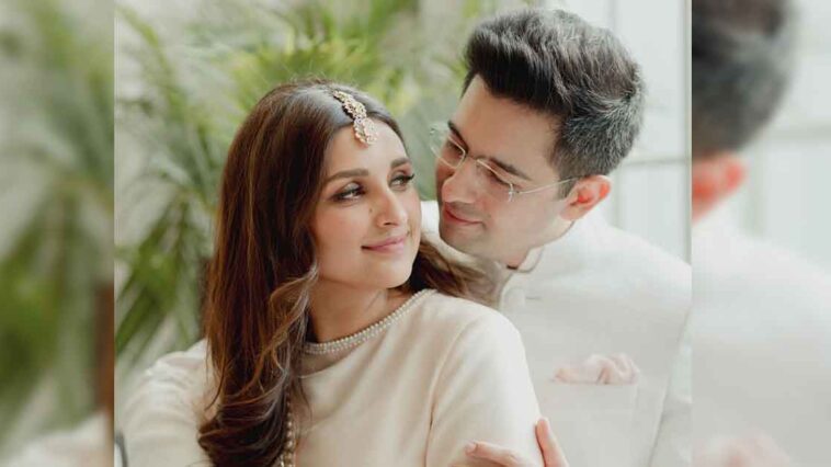 Parineeti Chopra and Raghav Chadha dance and bhangra at Sufi night.