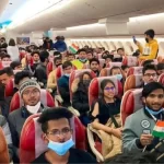 Operation 'Ajay': 1st flight carrying 212 Indians stranded in Israel arrives in Delhi