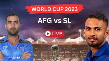 AFG vs SL ODI World Cup 2023