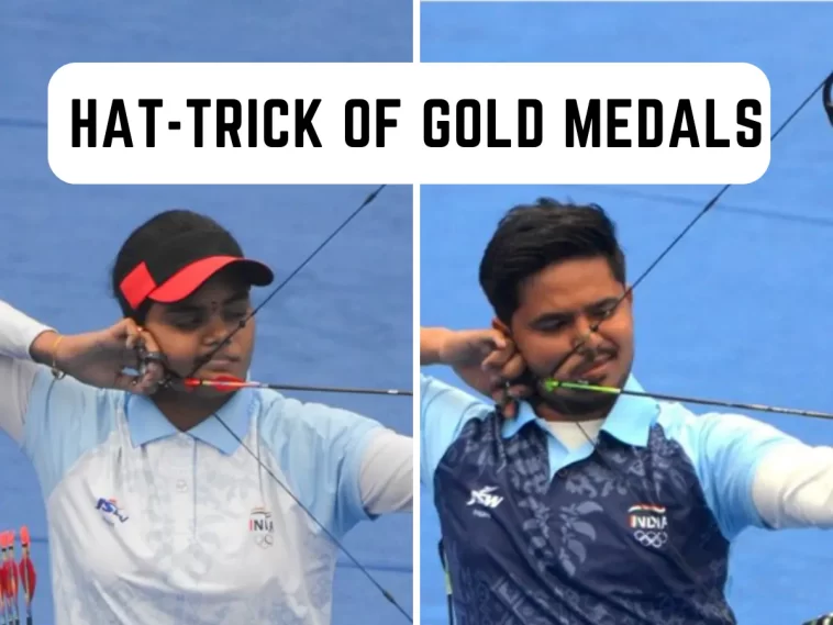 Ojas and Jyothi accomplish a golden hat-trick.