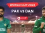 PAK vs BAN ODI World Cup 2023: