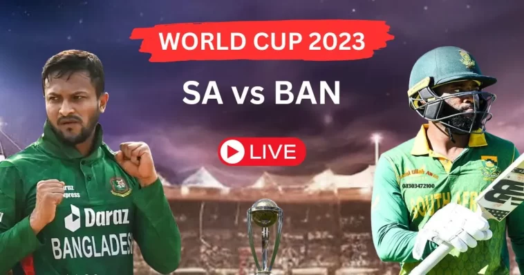 SA vs BAN World Cup 2023