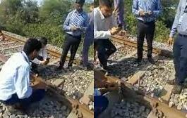 Vande Bharat loco driver avoids big accident by braking after seeing stones, rods on rails.