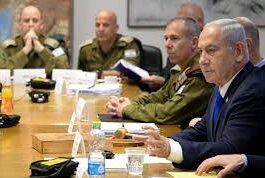 Benjamin Netanyahu, prime minister of Israel, visits soldiers on the outskirts of Gaza and inquires, "Are you prepared?"