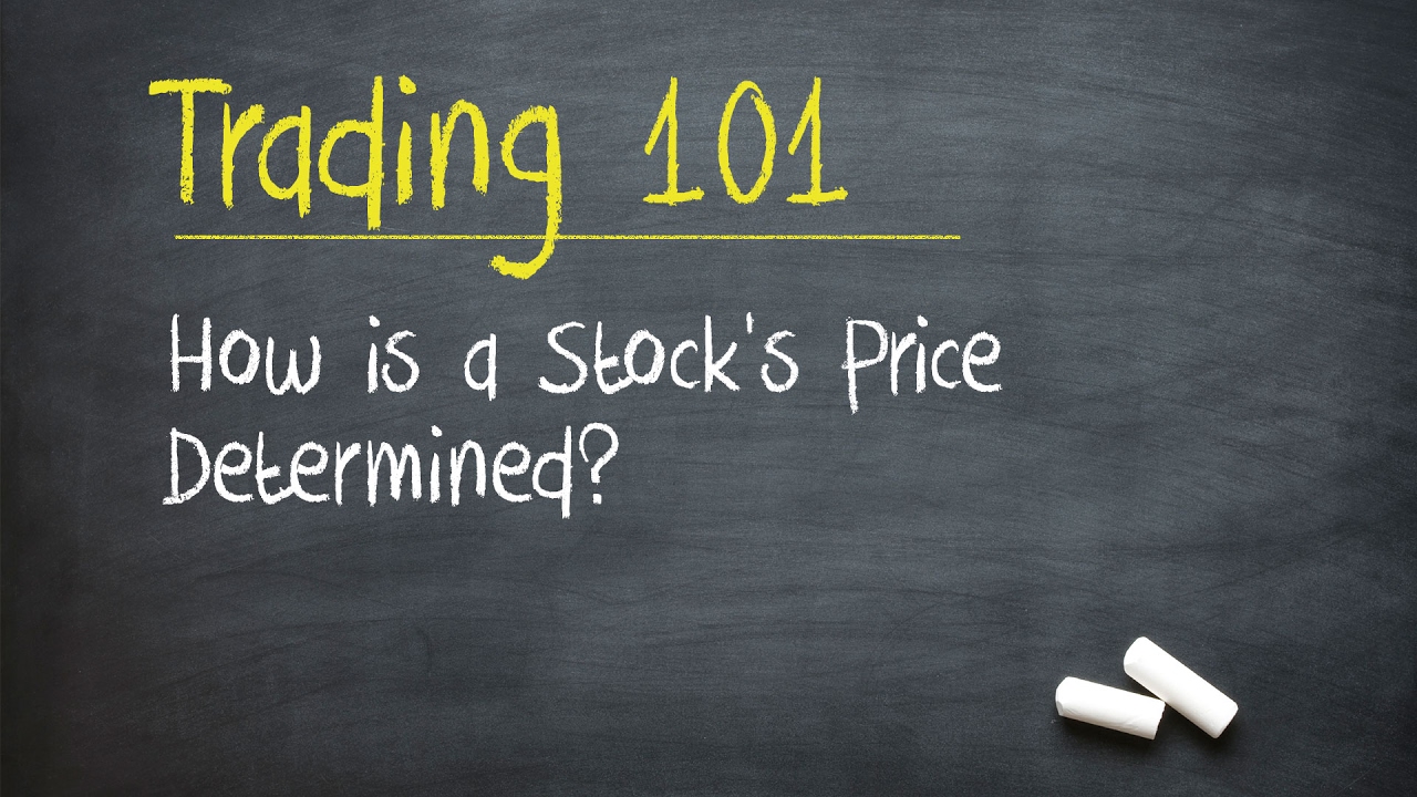 How are stock prices determined?