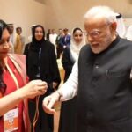 Mexican Senate president ties Rakhi to PM Modi during P20 summit