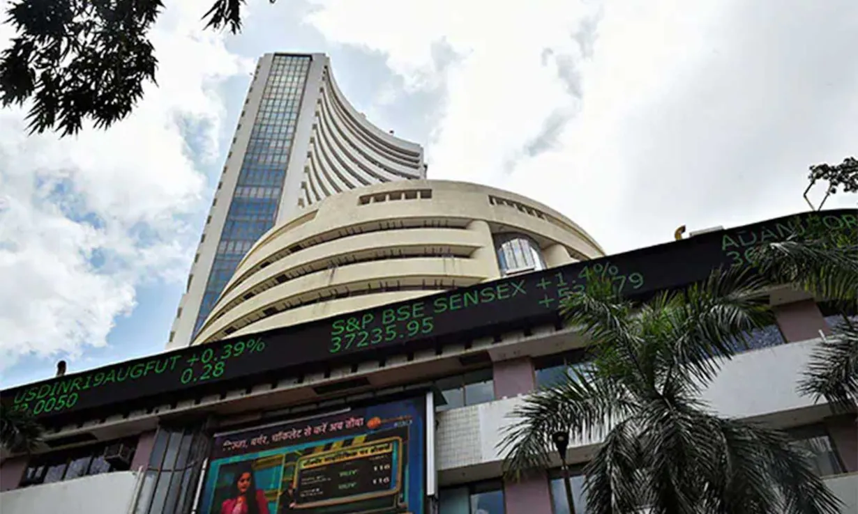 The Sensex opens above 64,830, up 471 points, while the Nifty is at 19,357.